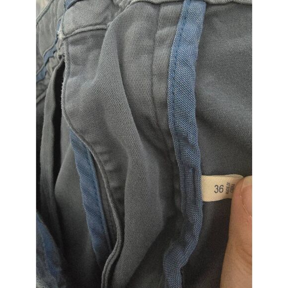 Men's Faherty Chino Shorts Size 36 Blue Gray - Picture 8 of 10